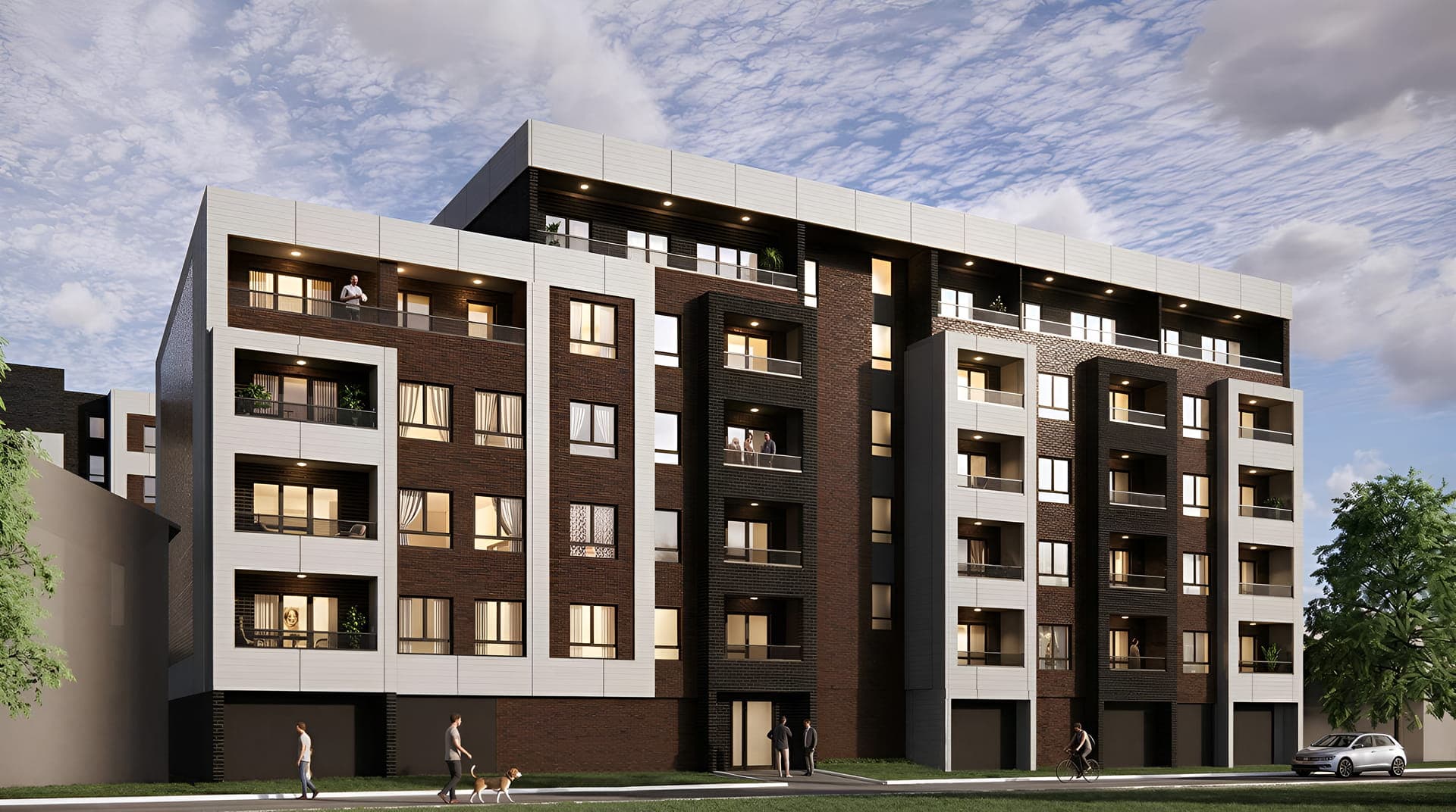 Tesla Residence - render projekta